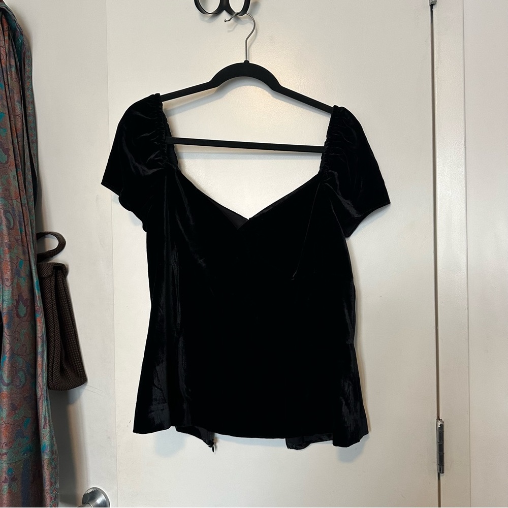 Polo by Ralph Lauren Velvet Blouse